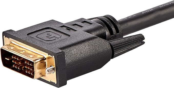 6ft [1.8m] HDMI to DVI Cable, DVI-D to HDMI Display Cable [1920x1200p], 10 Pack, Black, HDMI to DVI-D Adapter Cord M/M