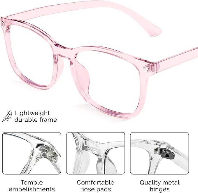 livho High Tech Blue Light Glasses - Advanced Blue Light Blocking Computer Glasses - Screen Fatigue & UV Protection