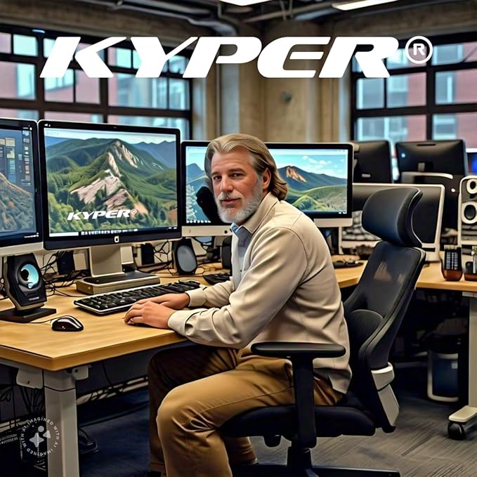 Kyper USKyper-1388 (1 Pack) DisplayPort DP to VGA Adapter Male to Female, 1080P Gold-Plated Converter for Computer Desktop Laptop Monitor Projector HDTV Compatible All Brands
