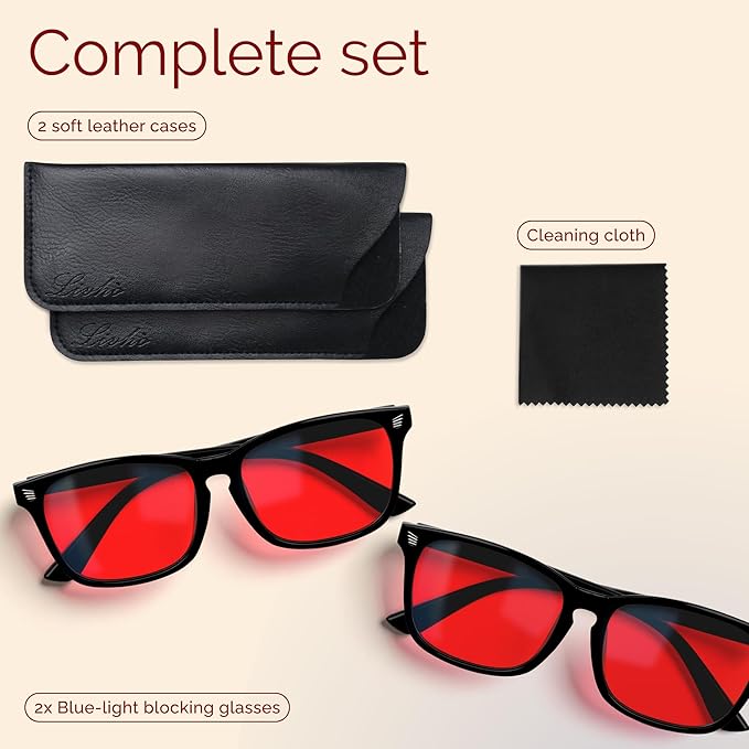 livho High Tech Blue Light Glasses - Advanced Blue Light Blocking Computer Glasses - Screen Fatigue & UV Protection