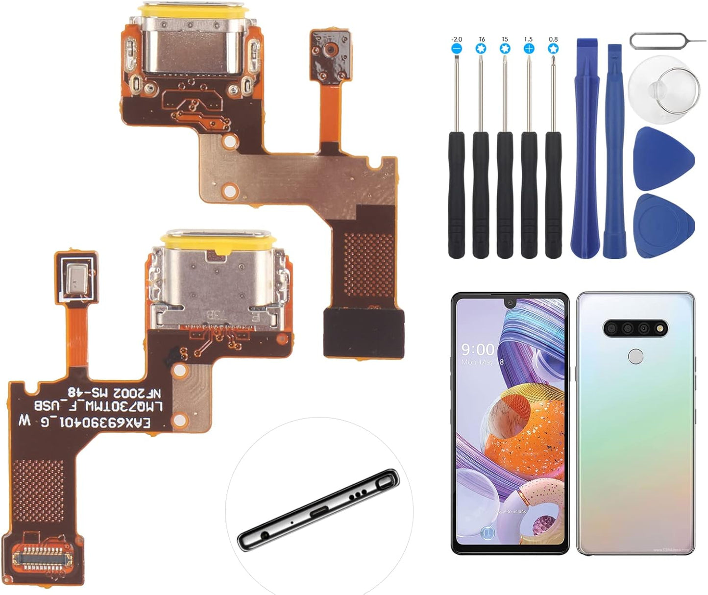 Dock Connector for LG Stylo 6 USB Charging Port Flex Cable Replacement for Q730 Series