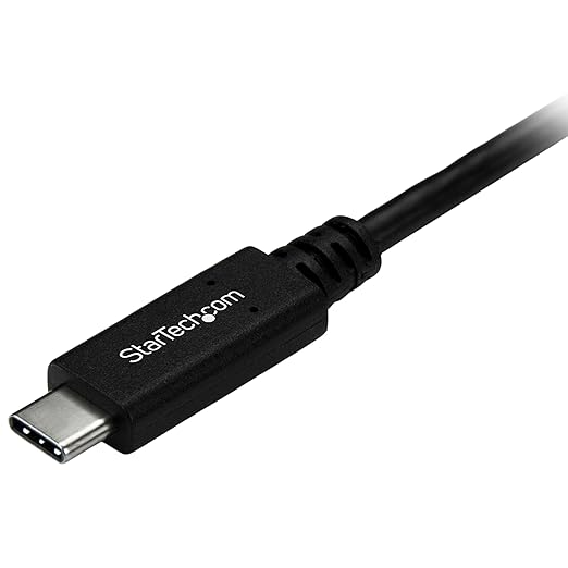 StarTech.com USB to USB C Cable – 1m / 3 ft – 5Gbps – USB A to USB C – USB Type C – USB Cable Male to Male – USB C to USB (USB315AC1M),Black