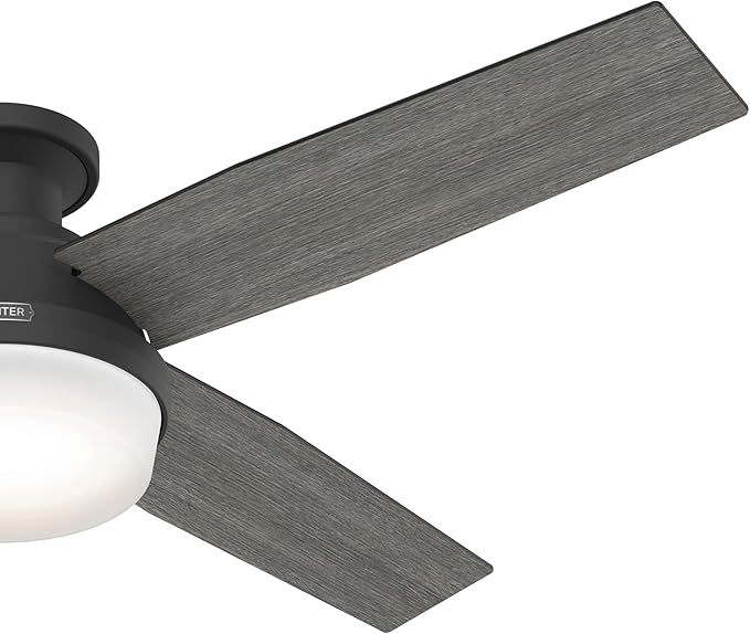 Hunter 52389 Dempsey Ceiling Fan 52 inches Matte Black