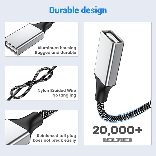 Fidioto USB C to Triple USB Cable Splitter 3.3Ft,USB C Male to 4 USB Female Cable Adapter, Type C, Y Charging Cable,Multiple Hub for Laptop,Tablet, Telephone,Flash Disk Drive, Gaming Consoles