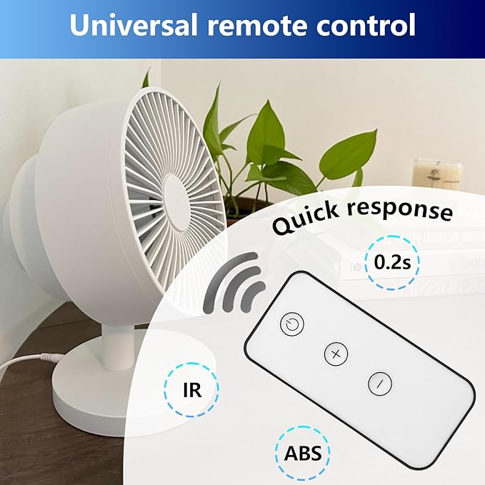 Fan Remote Control Compatible with Windmill Smart Air Circulator and Smart Fan, Replacement Remote Only