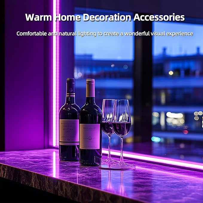 Short LED Strip Lights Purple 5V USB Not Dimmable Flexible COB LED Rope Lights 320LEDs/m Purple Super Bright Bendable Small Tape Lights for Living Room TV Lights Decoration (3.28FT/1M)