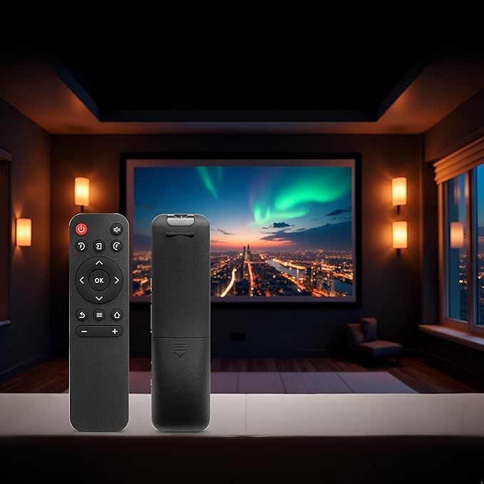 P61 Replacement mini Projector Remote Compatible with Wimius P61 Mini Projector Remote Control (P61 Remote Control)