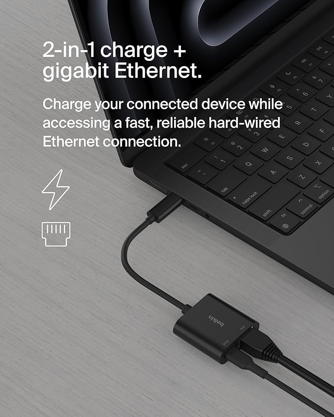 Belkin Rockstar 10 Port USB Charging Station - Experience Fast Charging with Power Supply of 2.4amp/Port - Space Saver USB Multiport Charger Designed for Desktop & Bedroom Organization