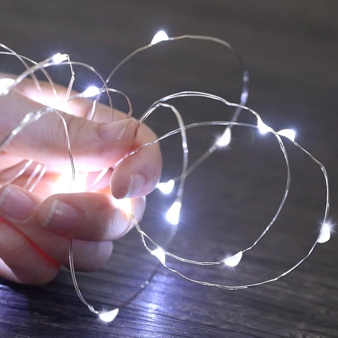 AMIR Upgraded Solar String Lights,78.6ft 240 LED Copper Wire Lights, 8 Modes Starry Lights, Waterproof IP65 Fairy Christams Decorative Lights for Outdoor, Wedding, Homes, Party, Halloween (White)