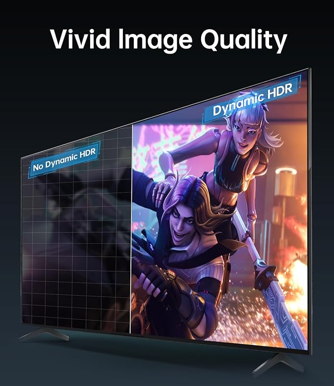 Active DisplayPort to HDMI Adapter, 8K@60Hz 4K@120Hz, DP 1.4 to HDMI 2.1 Converter, Unidirectional for Gaming PC, Laptop, GPU to Monitor, TV, Projector