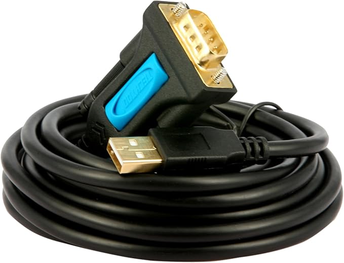 USB 2.0 to Serial Adapter USB RS232 Cable Converter DB9 with Prolific Chip Gold Plated for Win10/8.1/8/7/Vista/XP/2000/Andorid/Linux/Mac OS X10.6 & Above (Prolific-6ft)