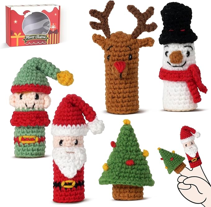 Wizardi Amigurumi DIY Crochet Kit - Christmas F07N8-M238