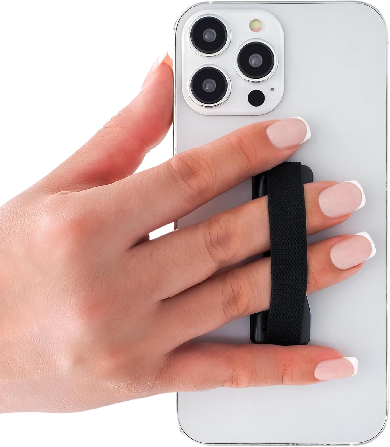 LOVEHANDLE Universal Phone Grip for Smartphones & Mini Tablets - Phone Holder for Hand - Wireless Charging Compatible