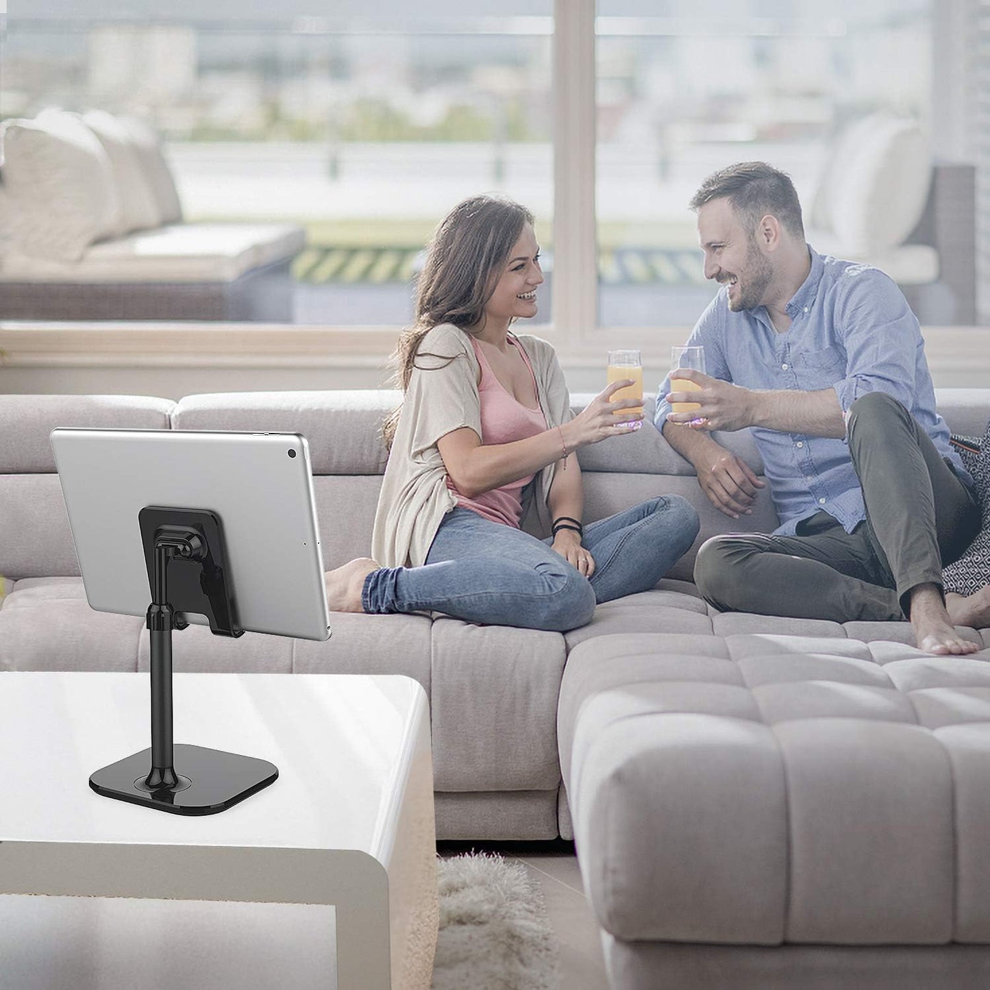 Doboli Cell Phone Stand, Phone Stand for Desk, Phone Holder Stand Compatible with iPhone and All Mobile Phones Tablet