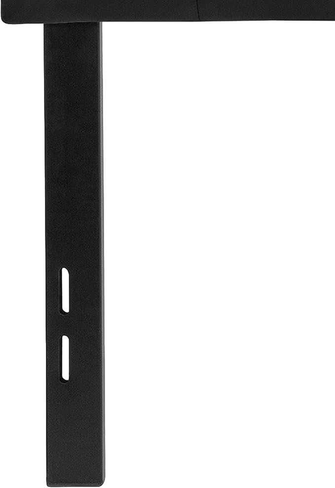 Flash Furniture Lennox Tufted Upholstered Full Size Headboard in Black Vinyl