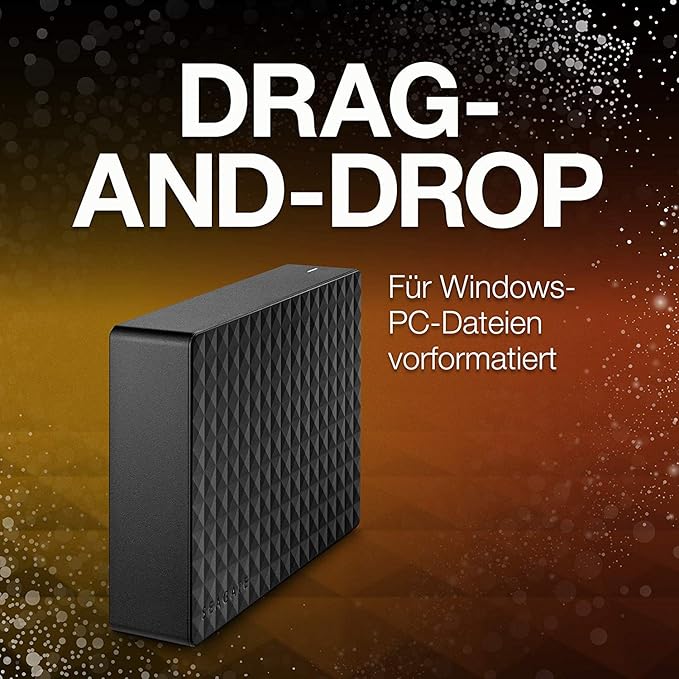 Seagate Expansion Desktop, 16TB, External Hard Drive, USB 3.0, for PC Laptop, Amazon Exclusive (STEB16000402)