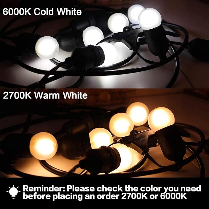 G40 1.5w Dim Led Bulb Equivalent 15 Watt Light Bulbs, Standard E26 Base Frosted Glass Soft Bright White 6000k for Home Decorative, Fridge Freezer Lamp, CRI 90+, 150lm, Pack of 2