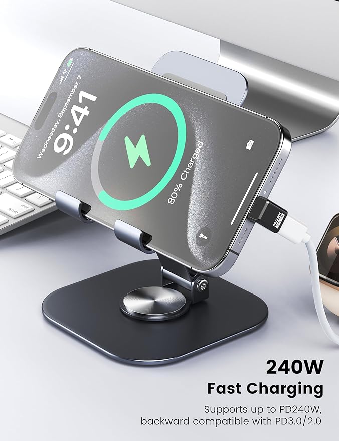 3 Pack 240W USB C 90 Degree Adapter,USB C Right Angle Adapter,Support Dual 8K@60hz Video,Compatible with MacBook,Ipad,Thunderbolt 5/4/3, Phone,Steam Deck,Switch2/1,Black