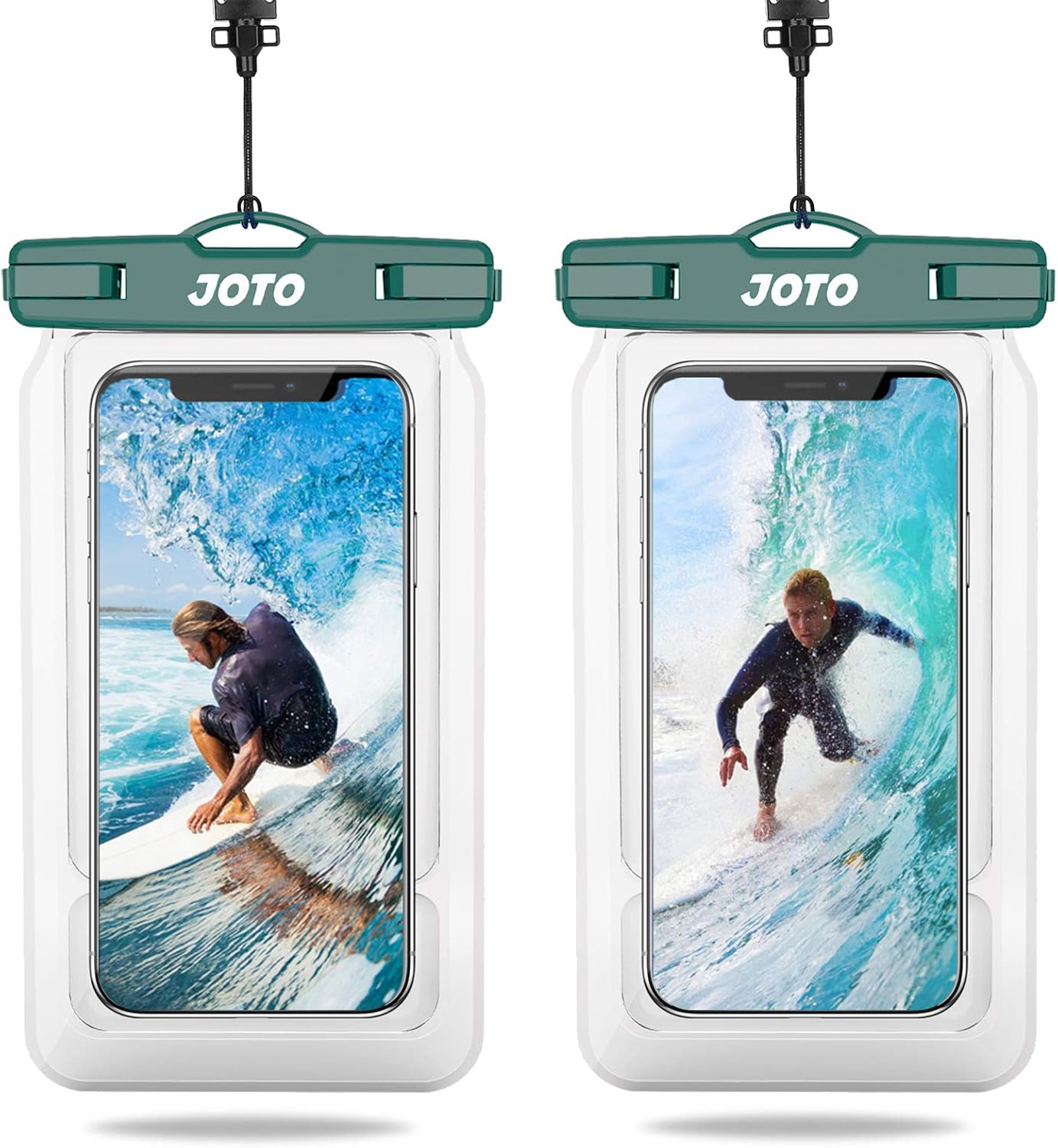 JOTO IPX8 Floating Waterproof Phone Holder Pouch for iPhone 14 13 12 11 Pro Max, Cellphone Dry Bag
