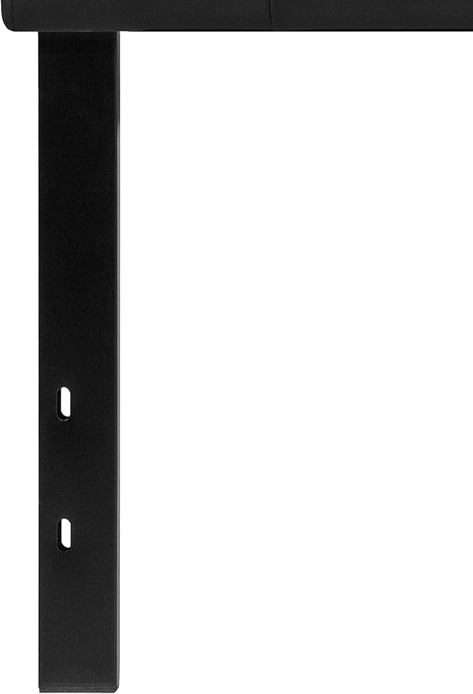 Flash Furniture Lennox Tufted Upholstered Twin Size Headboard in Black Vinyl