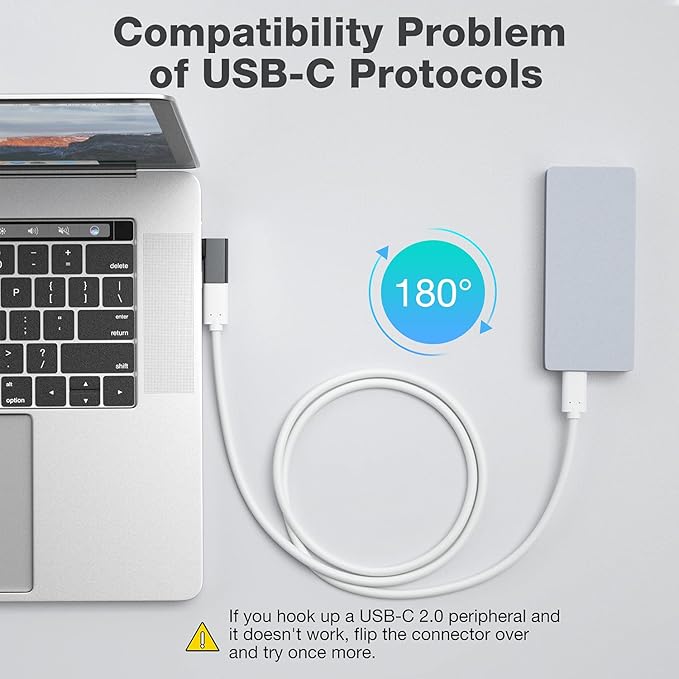 UseBean USB-C 90 Degree Adapter 4Pack, USB C Right Angle Adapter, 100W 20Gbps 4K Video, USBC Male to Female USBC L Shape Extender, for iPhone 16 15, MacBook, ROG Ally, Steam Deck, Switch, Galaxy S25
