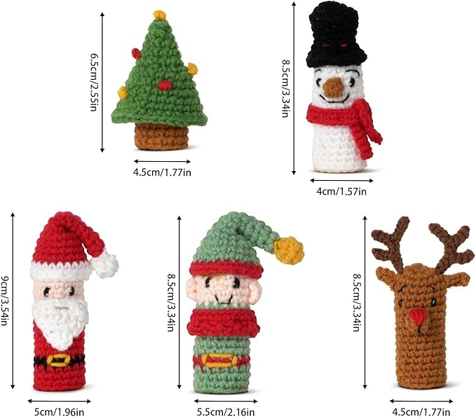 Wizardi Amigurumi DIY Crochet Kit - Christmas F07N8-M238