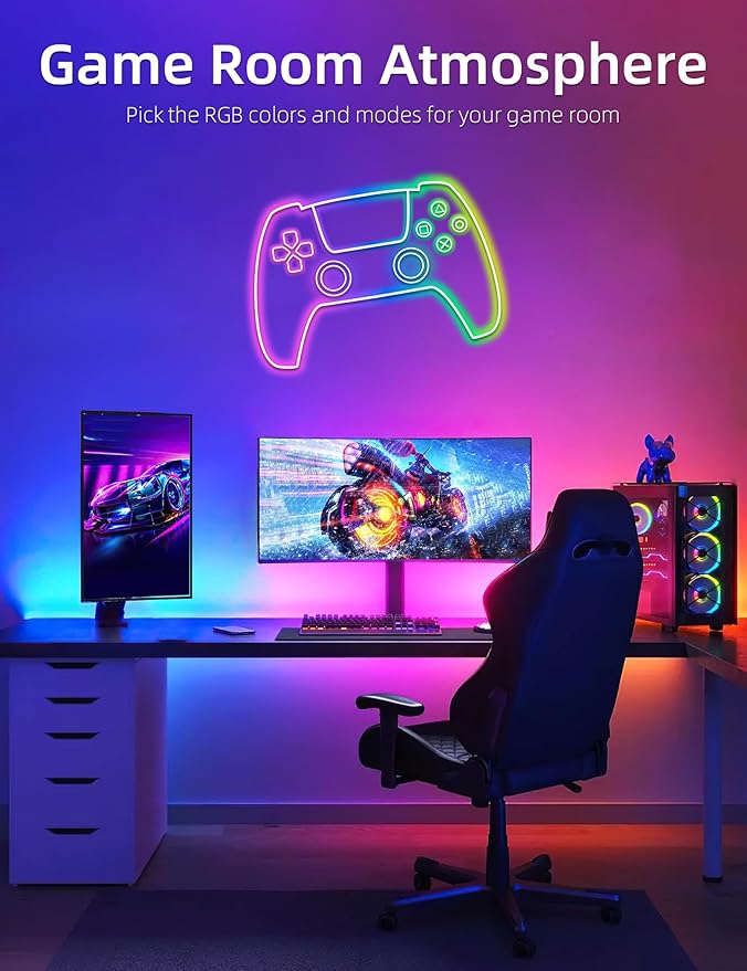 Lamomo LED Neon Rope Lights 32.8Ft, RGB LED Strip Lights Control with App/Remote, Music Sync Color Changing Waterproof Flexible Led Light Strip, Cuttable Gaming Neon Lights for Bedroom Indoor