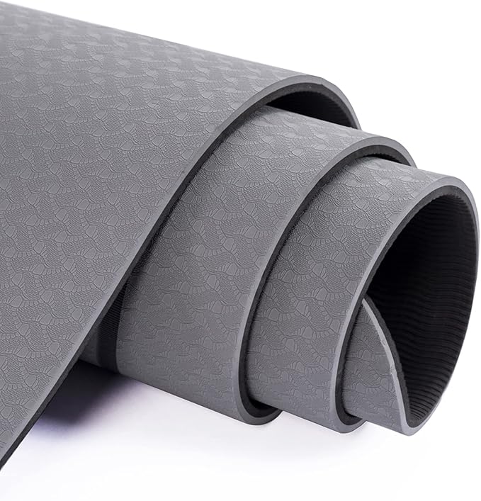 UMINEUX Yoga Mat Extra Thick 1/3'' & 2/5" Non Slip Yoga Mats for Women Eco Friendly TPE Fitness Exercise Mat with Carrying Sling & Storage Bag