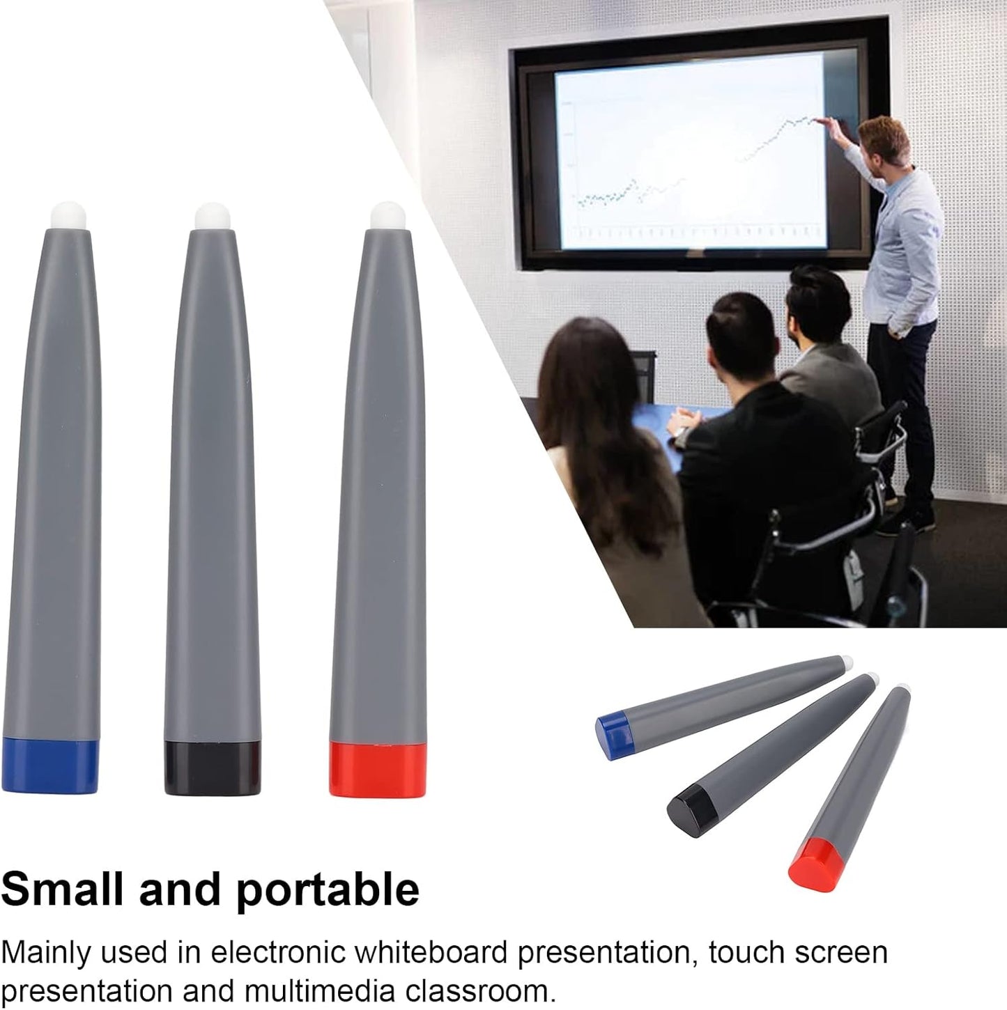 Pissente 3Pcs Touch Screen Pen, Stylus Pens for Touch Screens, ABS Material Wide Application Infrared Tablet Stylus