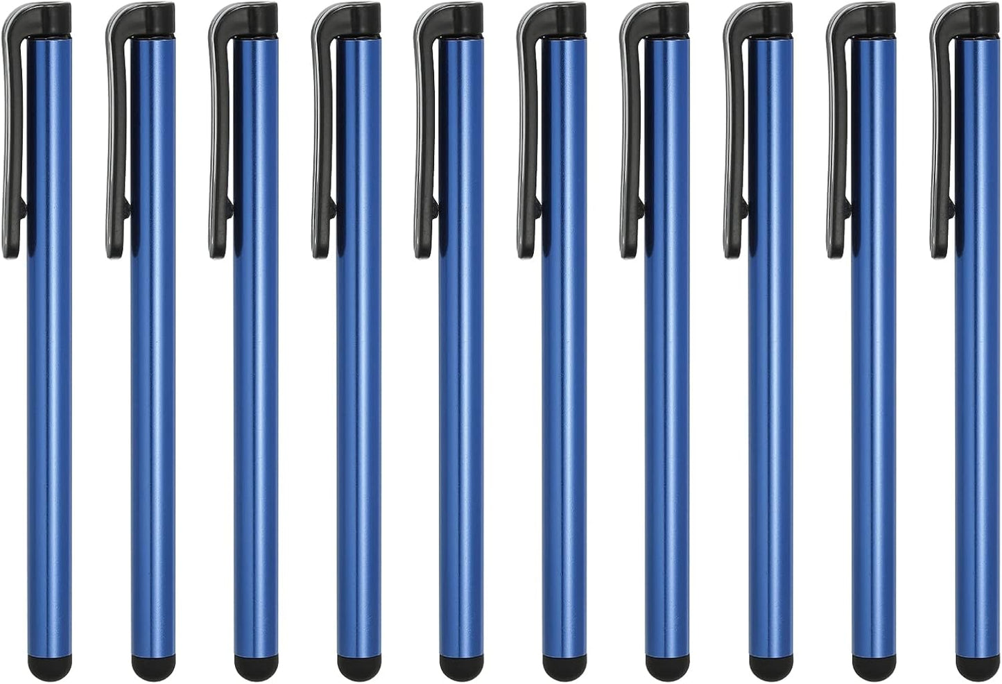 MECCANIXITY 10pcs Stylus Pens for Touch Screens, Universal Capacitive Pencil Sensitivity for Phone Tablet Devices (Navy