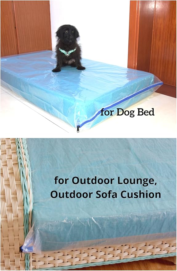 2 Pack Crib Mattress Storage Bags with Zipper -4 Mil Plastic Waterproof Crib Mattress Bags for Moving and Storage