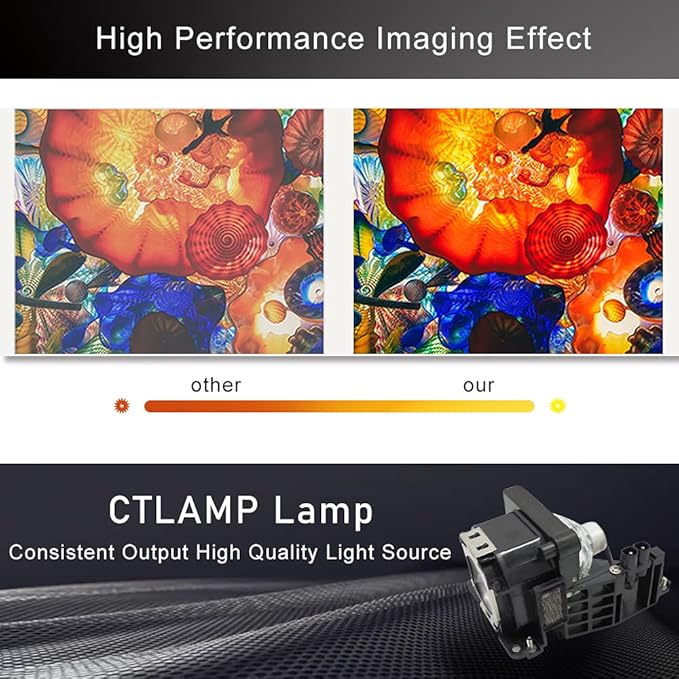 A+ Quality LMP-H160 Replacement Projector Lamp Bulb with Housing Compatible with Sony VPL-AW15 VPL-AW10 AW15 AW10