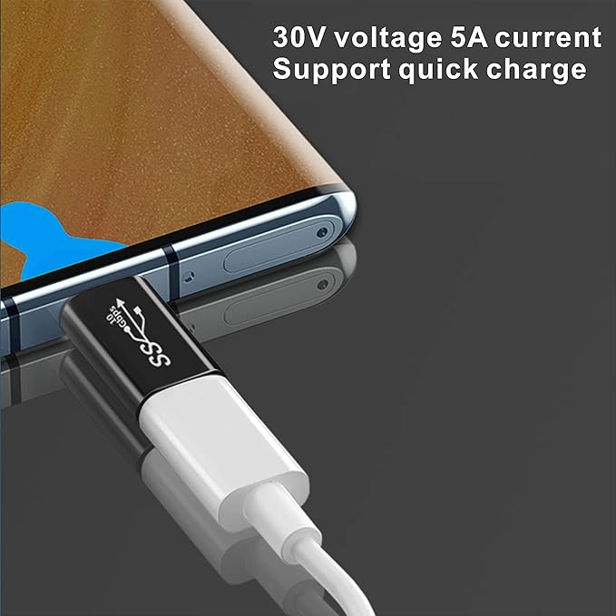 BOLS USB C Adapter (4 pcs), Support USB C Full Function, Support 10GBbps Rate, Audio and Video, Fast Charging Adapter…