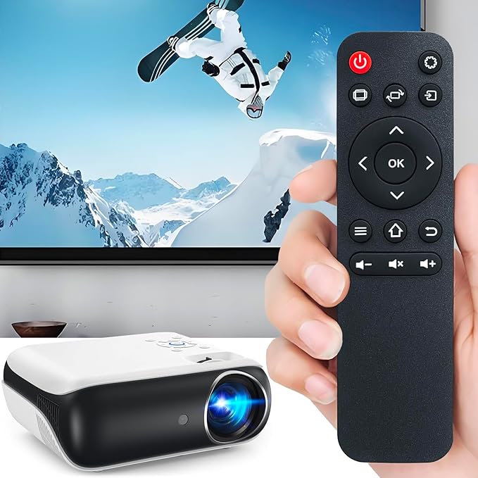 Replacement H1 Mini Projector Remote Compatible with HAPPRUN H1 Projector Remote Control (H1 Remote Control)