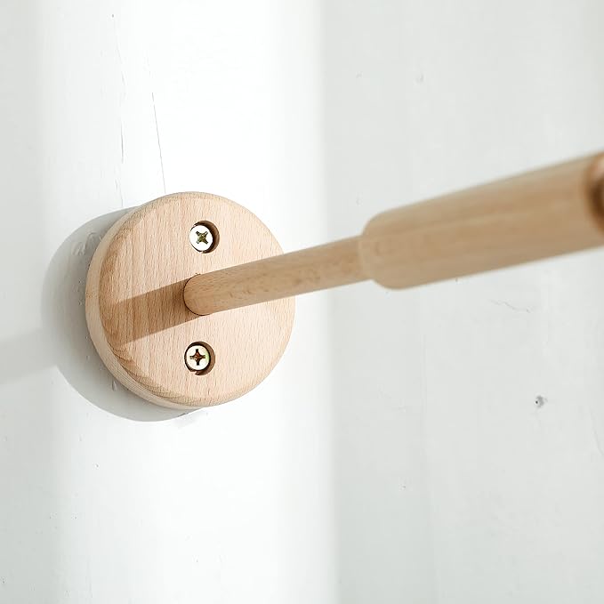 Baby Crib Mobile Arm,HBM Wooden Mobile Arm for Crib Mobile Hanger for Crib Baby Girl Nursery Decor