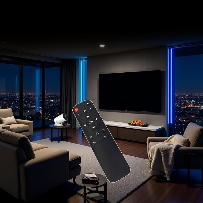 Mini Projector Remote Replacement H1 P61 HY300 Remote Control (X3-Remote)