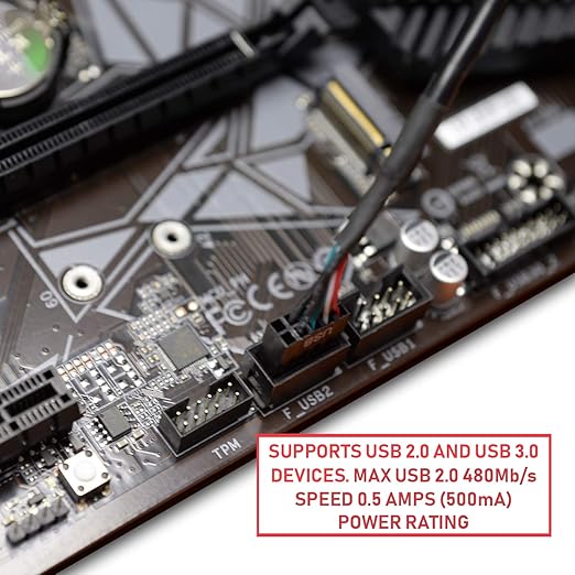 LINKUP USB 2.0 to USB 3.0/3.1 Upgrade Adapter, Noise Reduction, Shielded, 26 cm, Backed by 1-Year Warranty