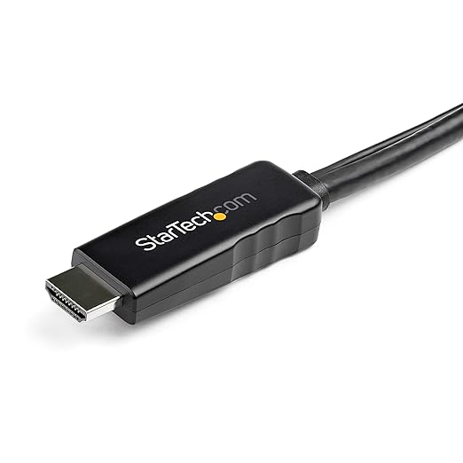 StarTech.com 3m HDMI to DisplayPort Adapter Cable with USB Power - 4K 30Hz Active HDMI 1.4 to DP 1.2 Converter (HD2DPMM3M)