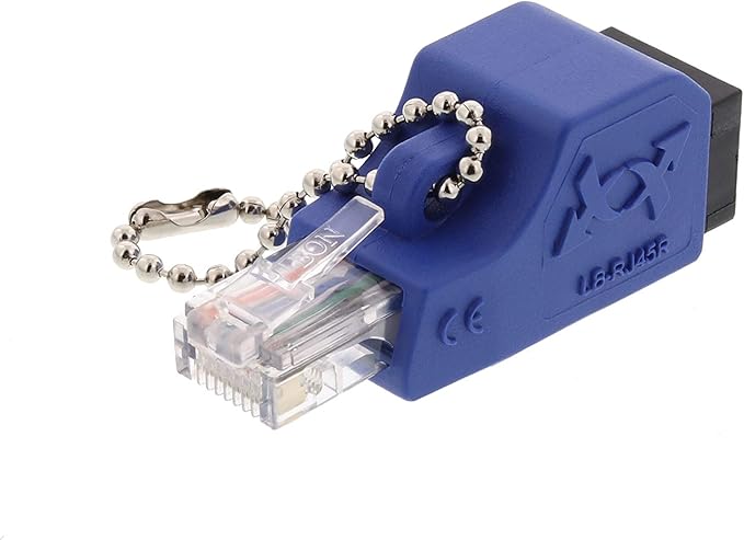 Networx Console Rollover Adapter - RJ45 Serial Management Tool - Connects Laptop to Network Switch Console Ports - Yost Serial Standard