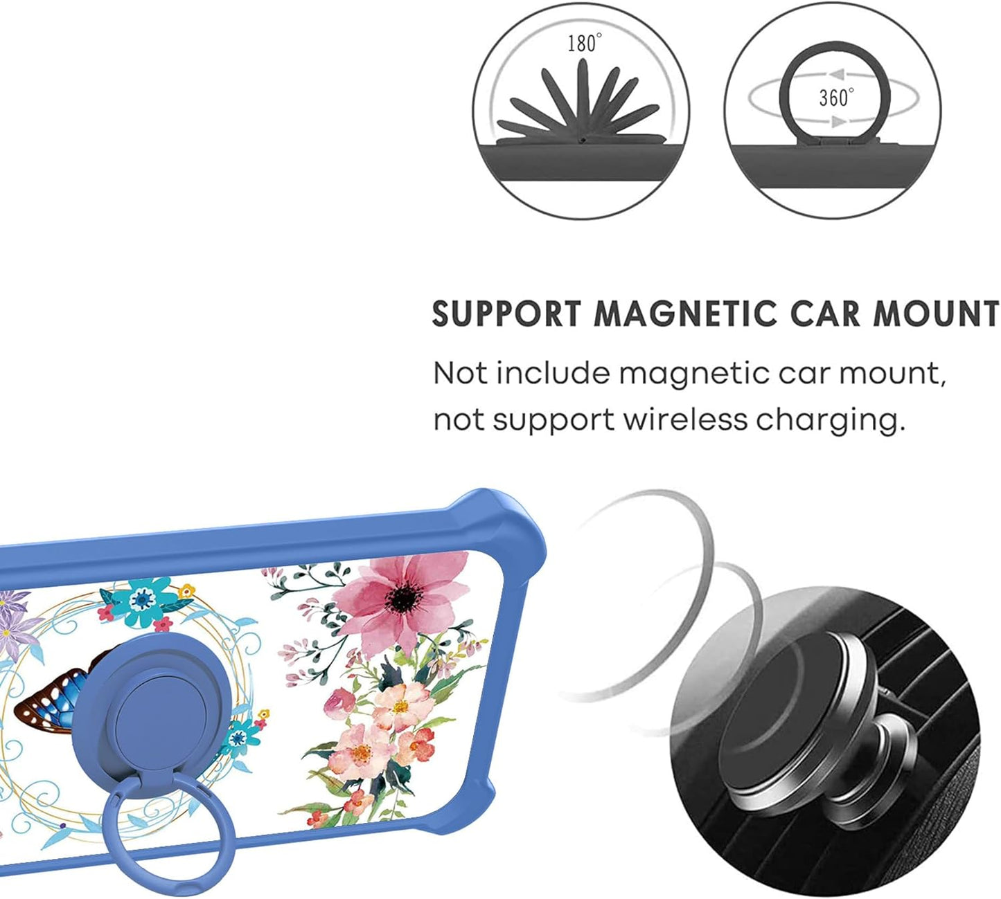jioeuinly Sky Devices Elite A63 Case, Compatible with Sky Devices Elite A63 Max, [with Tempered Glass Screen