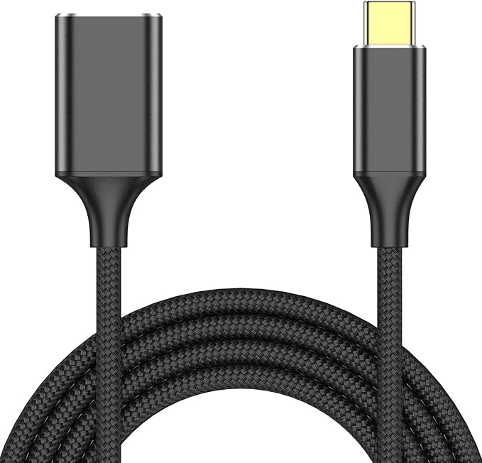 USB Female to USB C Male Cable(3.3ft/1M),Type-C Male to USB3.0 OTG Cable 5Gbps Data Transfer Compatible for Phone/Laptop/Tablet/Switch USBC Device
