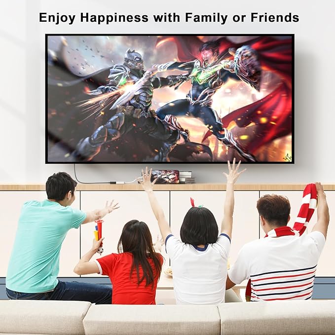 USB C to HDMI Adapter, Type C Digital AV HDTV Adapter 4K@60Hz HDMI Sync Screen Connector Cable with 100W USB C Charging Port for iPhone 16/16 Plus/16 Pro/16 Pro Max/15/15 Plus/15 Pro/15 Pro Max