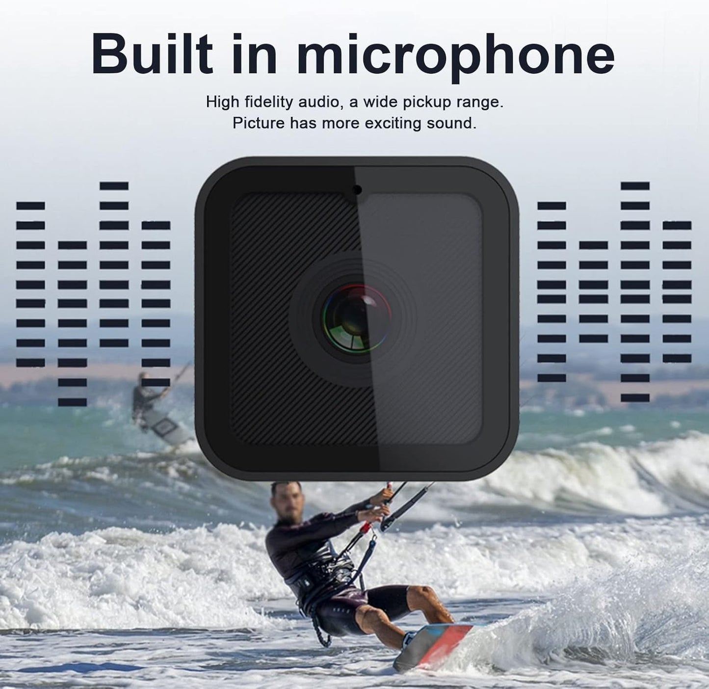 Yosoo Portable Action Camera Hotspot WiFi, 1080P HD Mini Sport Camera, Wireless Outdoor Sport Action Camera with