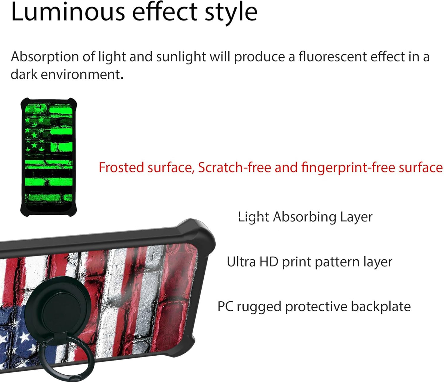 jioeuinly Vortex ZG65H Case Compatible with Vortex ZG65 / ZG65 PRO, Luminous Effect, YGH-GQ