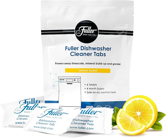 Fuller Dishwasher Cleaner Tabs - Lemon Scent