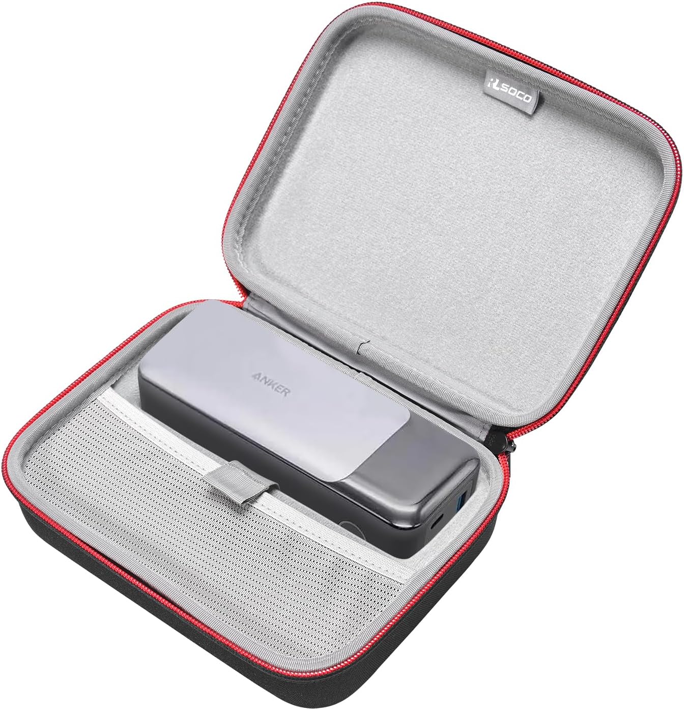 RLSOCO Carrying Case for Anker 737 Power Bank (PowerCore 24K), 24,000mAh Portable Charger - Black (Case Only)