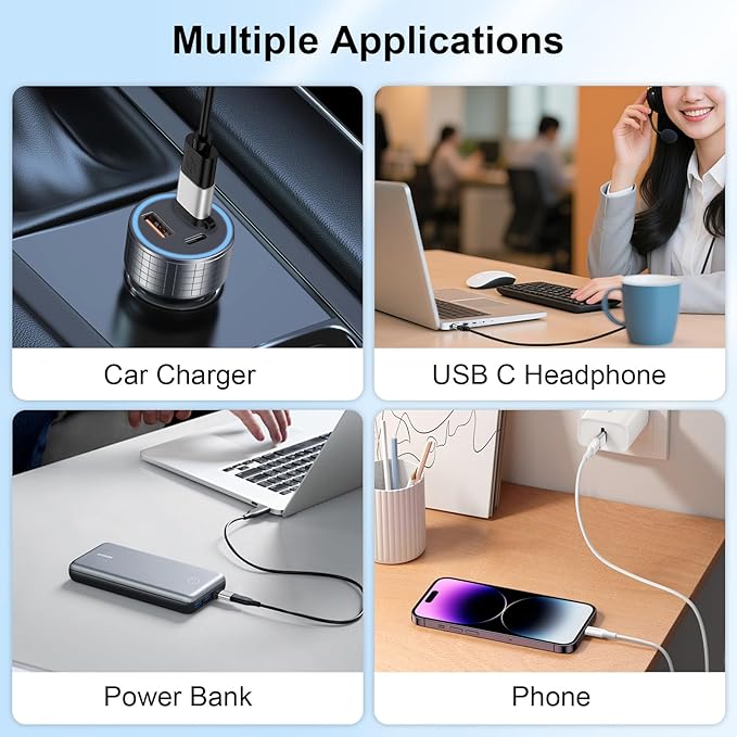 USB C to USB Adapter,5Pack Type C OTG Converter, Type C Male to USB 3.0 Female Adapter for Samsung Galaxy S26 S25 S24 S23 S22 S21 S20 S10 Ultra A17 A16 A15 A14 A13,Google Pixel 10 9 8 Pro