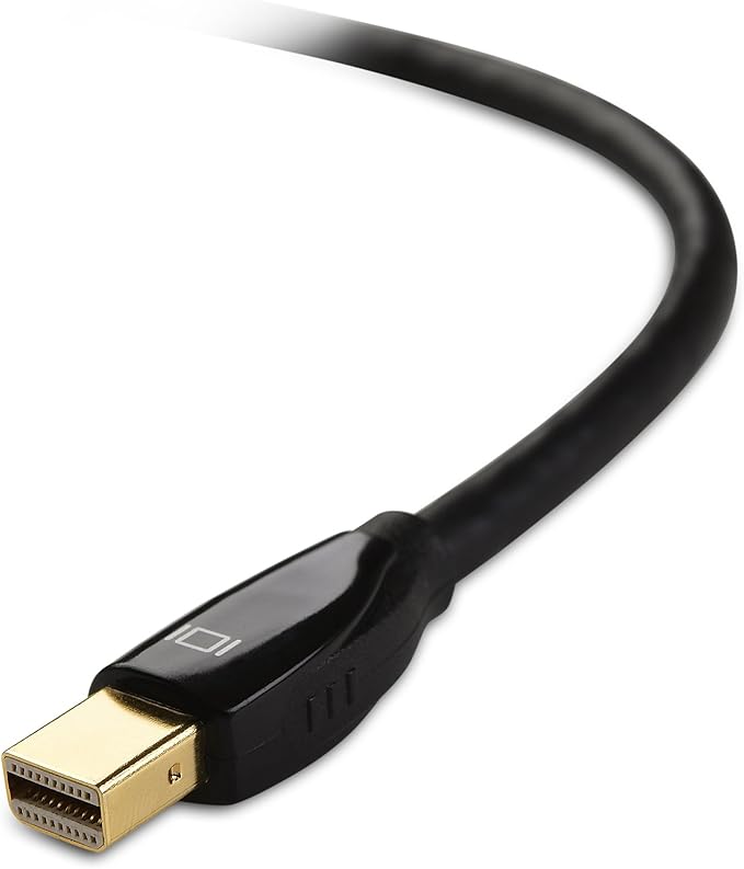 Cable Matters Mini DisplayPort to DVI Adapter (Mini DP to DVI) in Black - Thunderbolt and Thunderbolt 2 Port Compatible