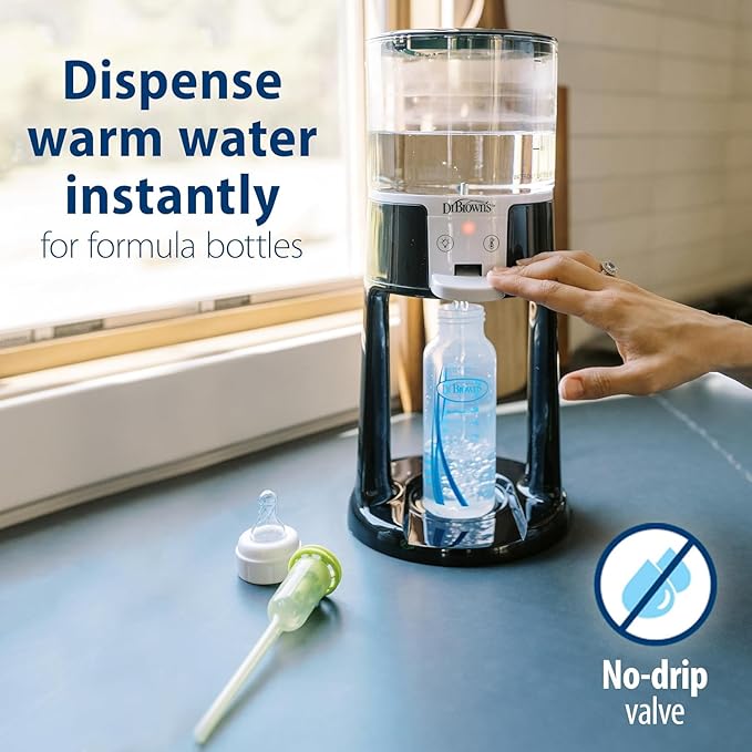 Dr. Brown's Insta-Prep Warm Water Dispenser with Baby Formula Dispenser, Pink