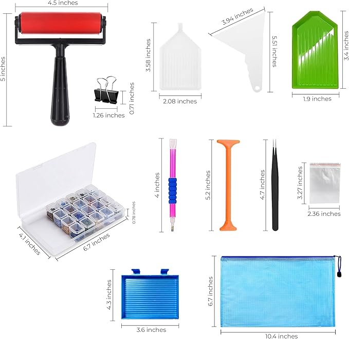 iVyne Corded A4 Light Pad for Diamond Painting & Art Projects – LED Light Board with Diamond Art Accessories – Ultra-Thin & Portable Diamond Dot Light Board, Perfect for Artists - Green
